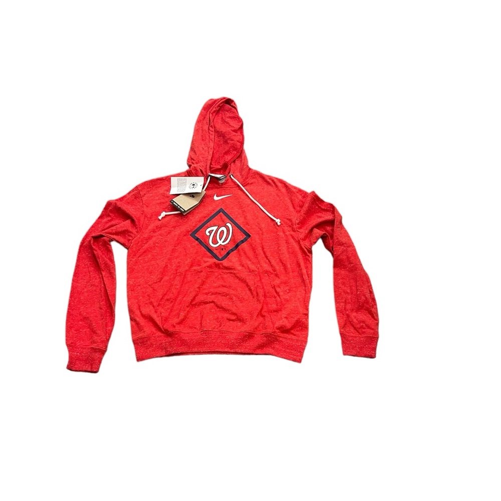 Washington Nationals Nike Women’s Diamond Icon Pullover Hoodie Sweatshirt - Picture 1 of 2